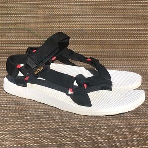 Teva Women’s Sandals White/Black/Red Size 10